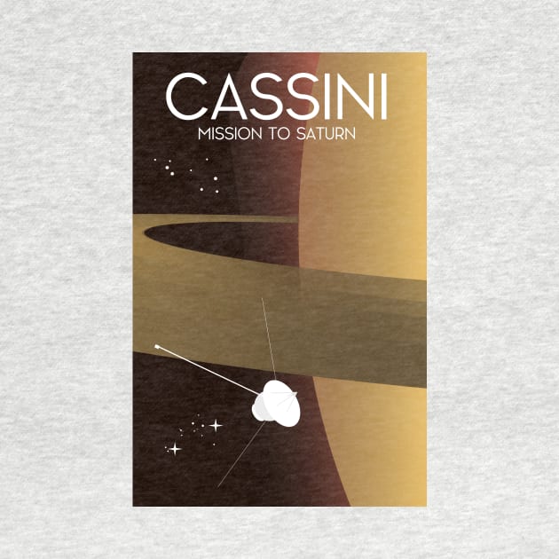 Cassini NASA Saturn Space art by nickemporium1